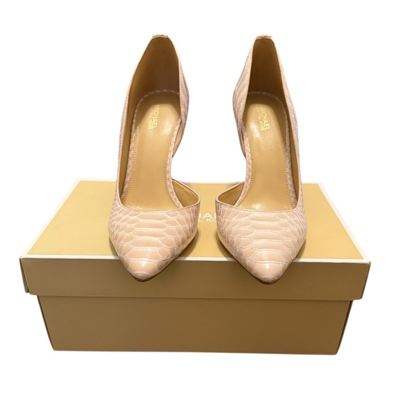 New MICHAEL Michael Kors Nathalie Flex High Pump in Pink Size 8 - Picture 1 of 7